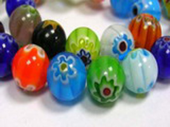 Millefiori Glass Beads