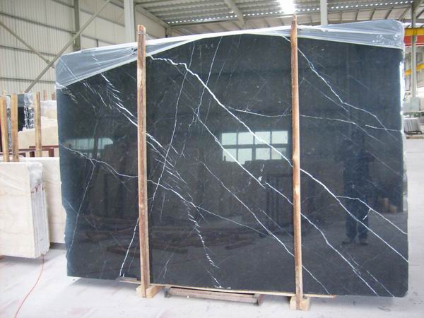 Nero marquina slabs