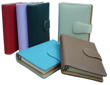 Leather Organizer(leather Planner, pocket planner, 2009 organizer)