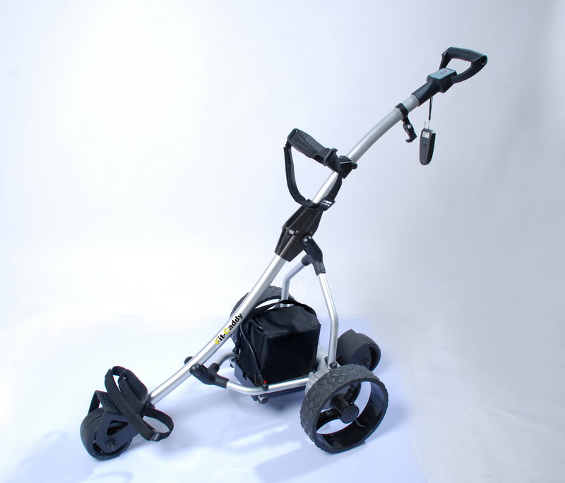 Remote controlled golf trolley