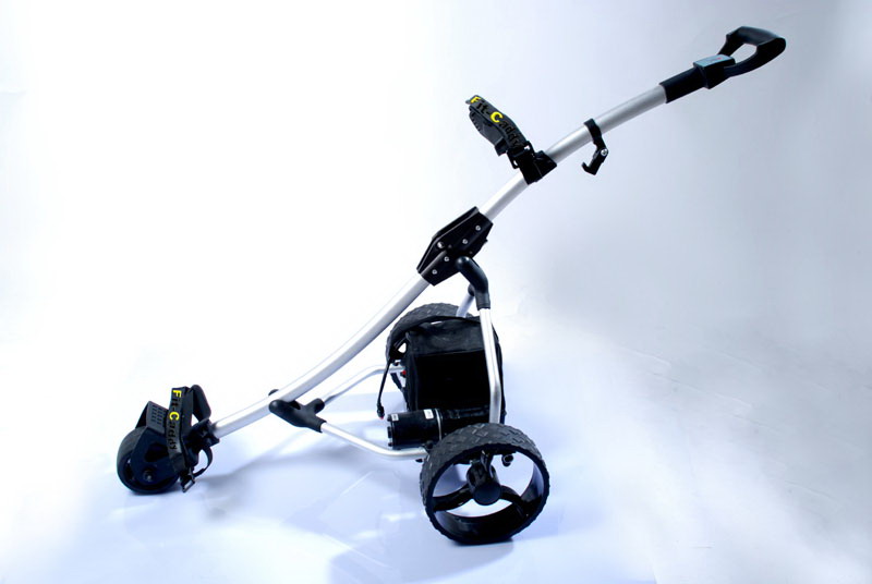 Electric golf trolley