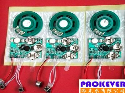 Greeting card sound module