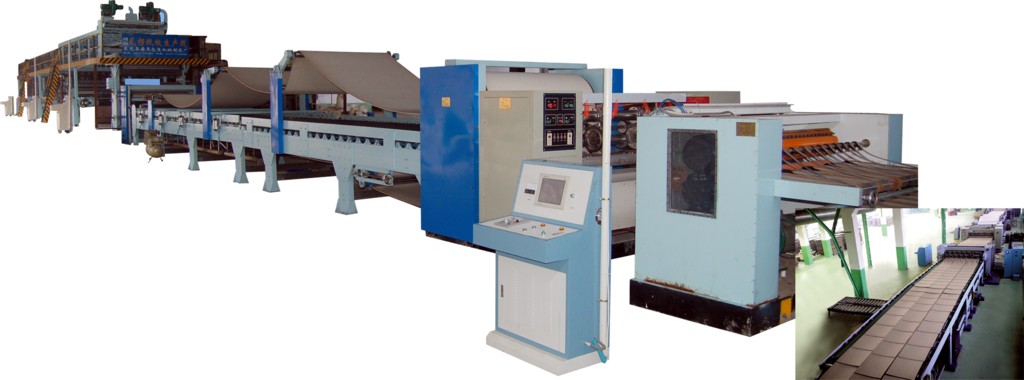 corrugated cardboard production line