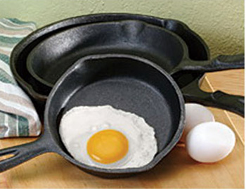 cast iron fry pan