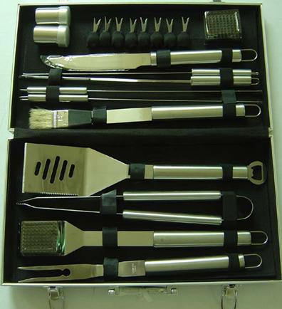 stainless steel BBQ set