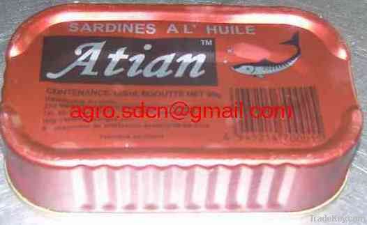 canned sardine in vegetable oil