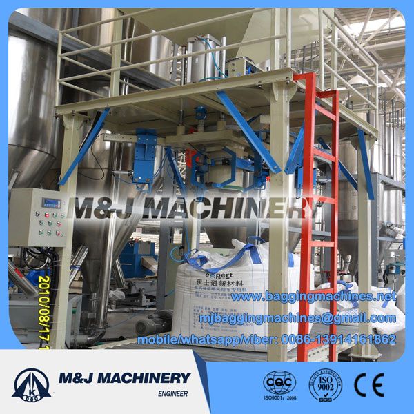 big bag filling machine, 1 ton bag filling machine, big bag packing machine for wood pellet, animal feed, corn flake, maize meal