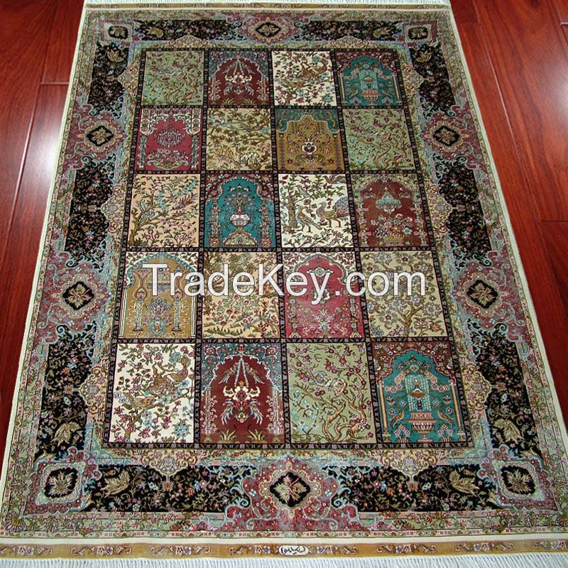 Turkish Silk Rug Handmade Hand Knotted Oriental Carpets China Supplier