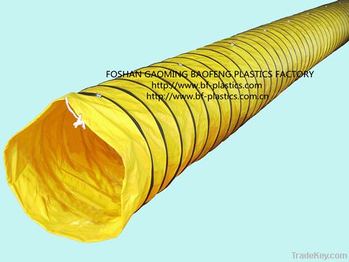 PVC reinforced spiral ventilation mining duct