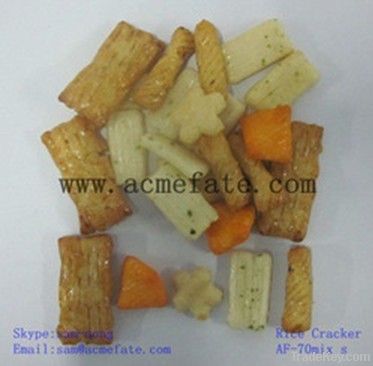 mixed rice cracker