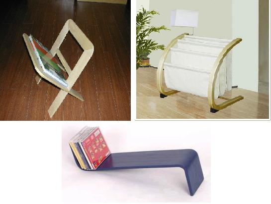 magazine rack and CD rack