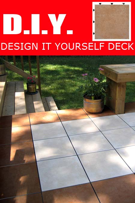 DIY Interlocking Tile, DIY Decking Tile