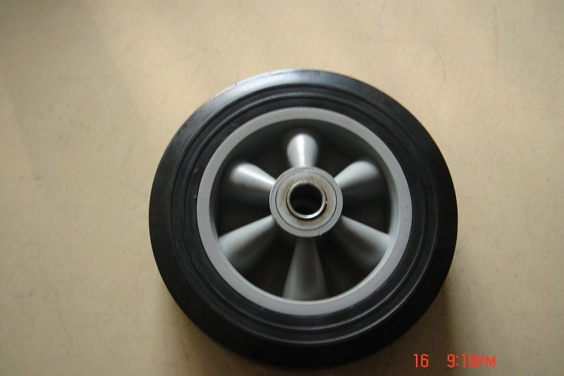 semi-pneumatic wheel