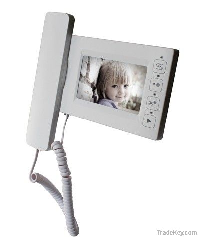 color handset video door phnoe with memory / video intercom