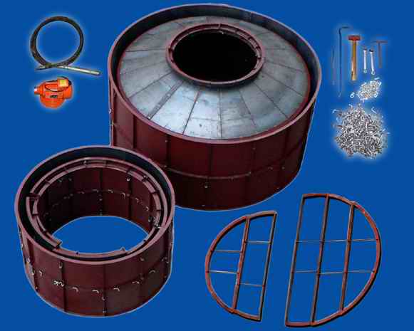 steel mould for biogas digester