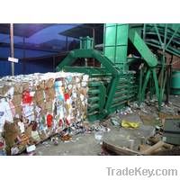 fully automatic waste paper baler machine