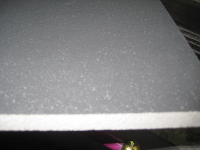 spraying mineral fiber board