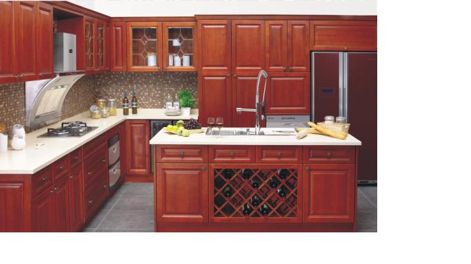 Solid Wood Kitchen Cabinet