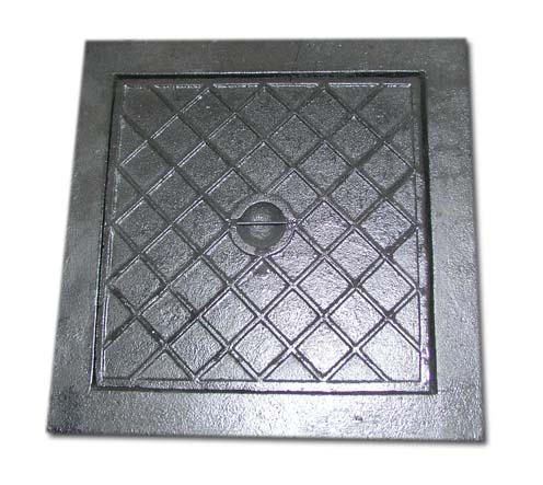 Cast iron manhole cover