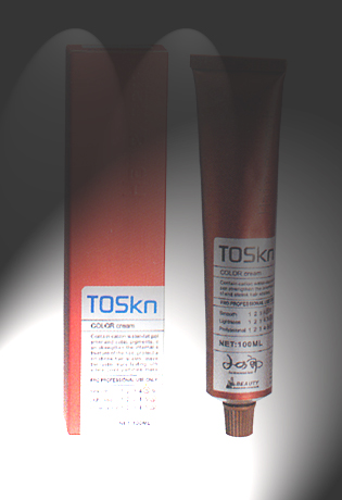 Toskn hair color cream (color, hair dye, hair colorant, hair coloring)