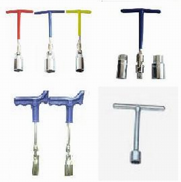 spark plug wrench, plug spanner, T-type wrench, Socket wrench