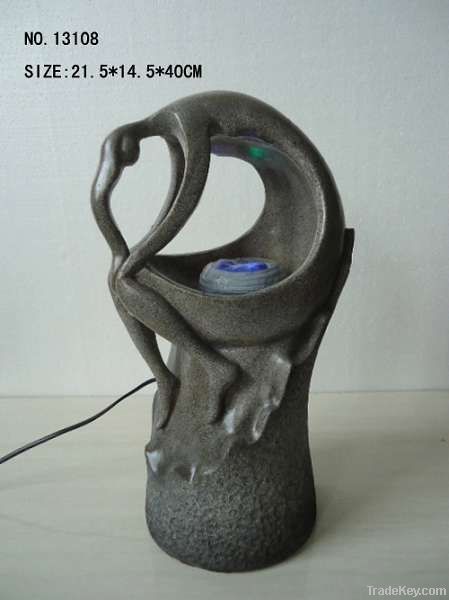 resin figurine fountain