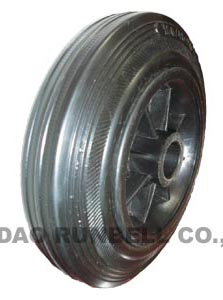 solid rubber wheel