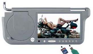 7" sun visor dvd player