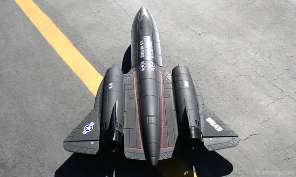 SR71 RC model plane