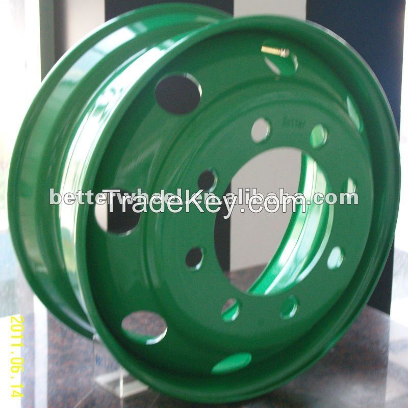 22.5x9.00 steel truck wheel