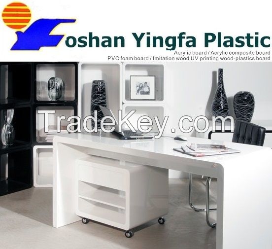 PVC white foam board for office furniture