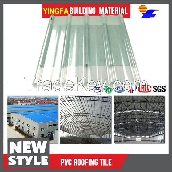 Anti-corrosive parking shed Translucent FRP roof tile