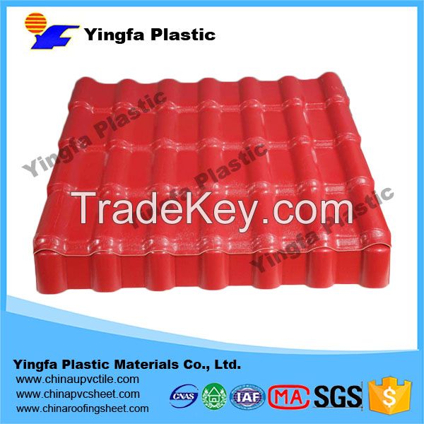 Red color steel roofing from alibaba China supplier