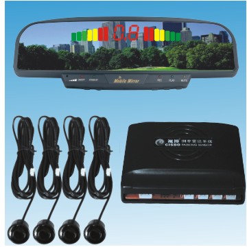 Rear view parking sensor with hands free kit