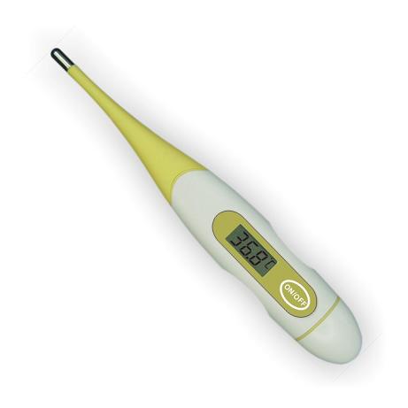 Flexible waterproof digital thermometer