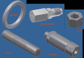 bull plug;bolt&nut;flange;needle valve;