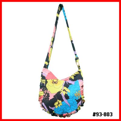 2013 cotton fabric leisure messenger bags for beach with printed cotton patchwork