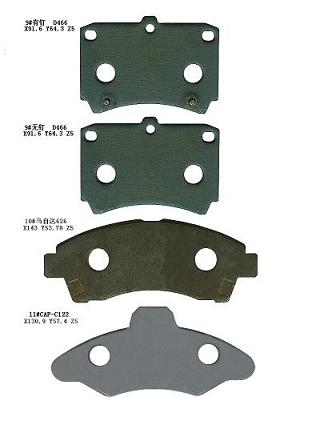 Non asbestos brake pads