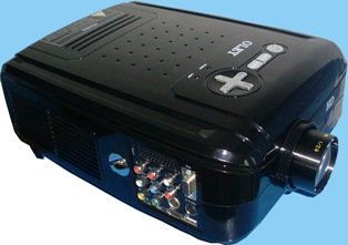 HD projector supports HDMI, USB, card reader input