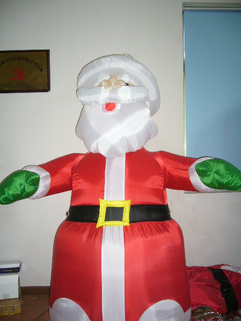 Inflatable santa claus