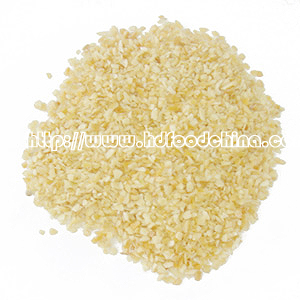 Dehydrated garlic granules