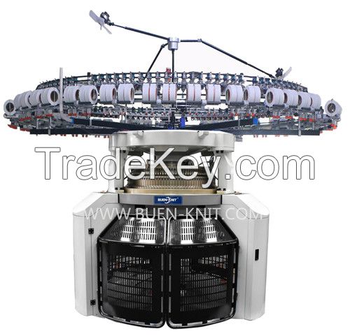 interlock double circular knitting machine