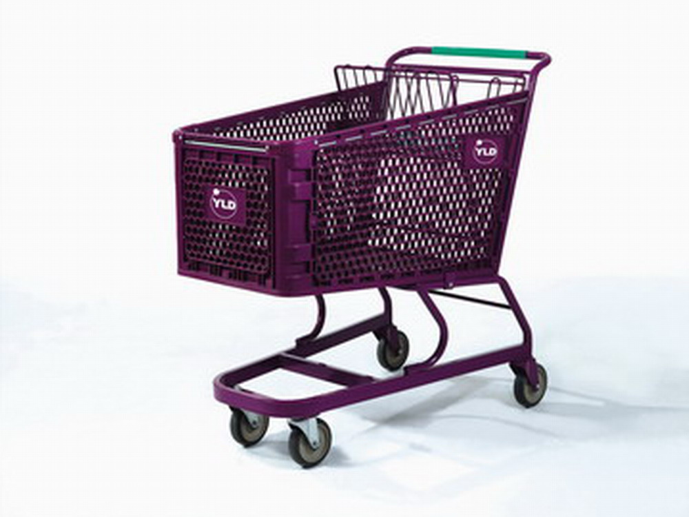 180L PLASTIC SHOPPING CART