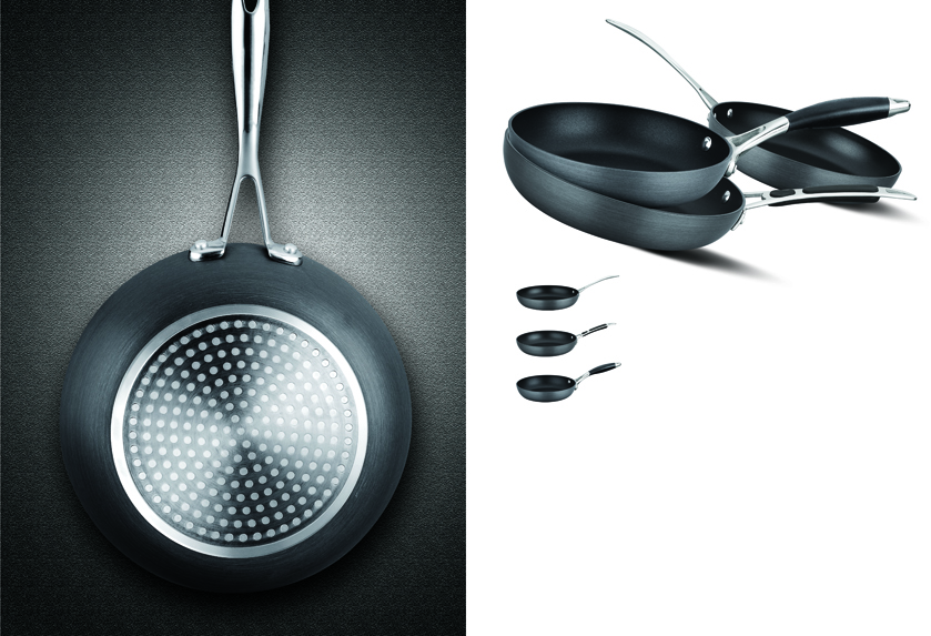 Aluminum Hard-anodized Frypan