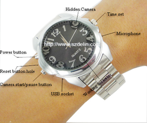 Spy Mini Watch Camera with DVR Video Recording