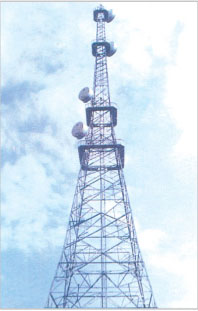 Microwave towers