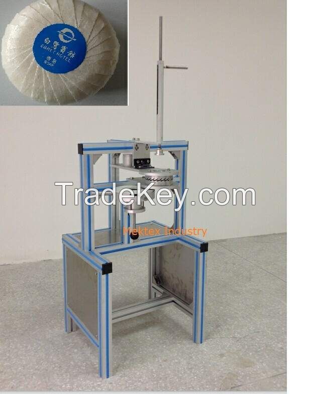 Manual Round Soap Pleated Packing Wrapping Machine (MEK-490)