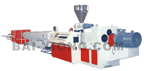 PVC pipe extrusion production line