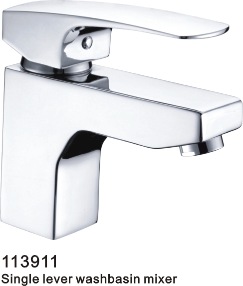 Single lever washbasin faucet