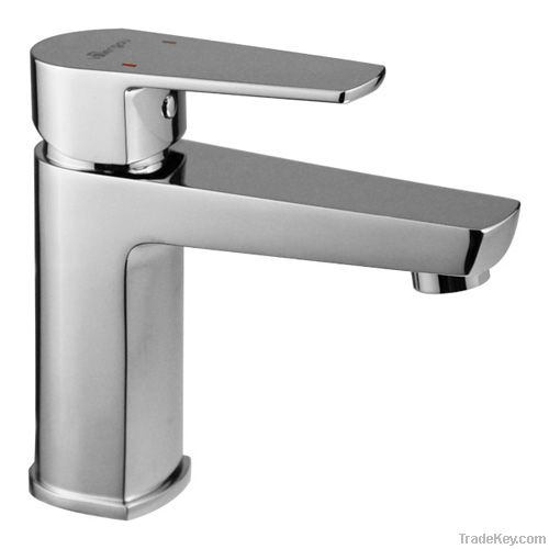 single lever bathroom washbasin mixer